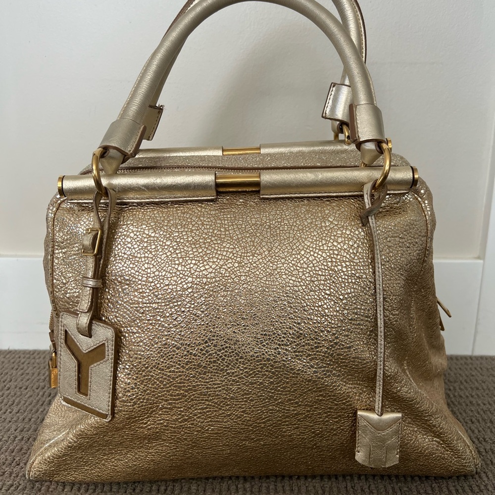 Yves Saint Laurent Majorelle Bag Vintage YSL gold purse